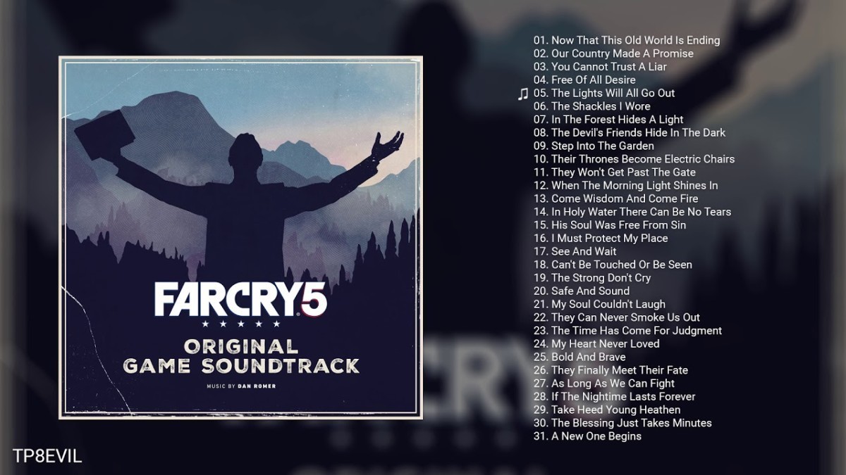Музыка из far cry. Dan Romer far Cry 5. Far Cry 5 OST. Альбом музыки far Cry 5. Far Cry 5 саундтрек.